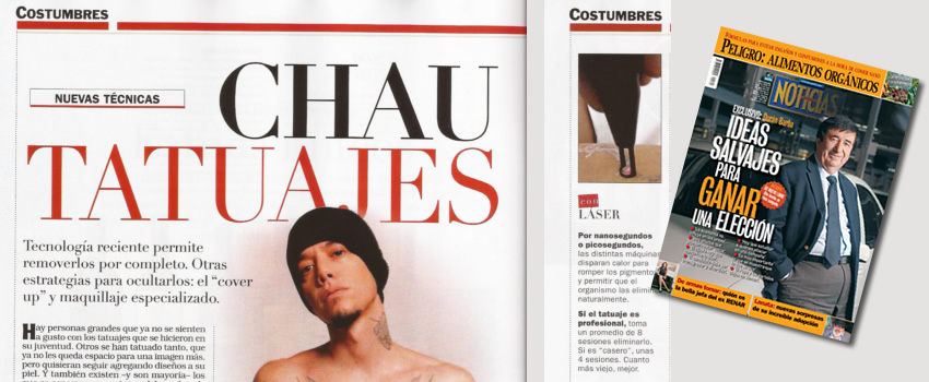 Revista Noticias: Chau Tatuajes